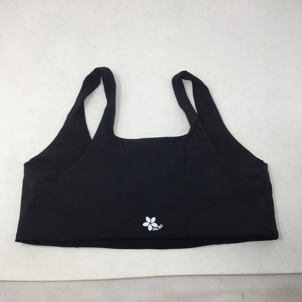 Salted Black Sports Bra Size Women's Medium Unlined